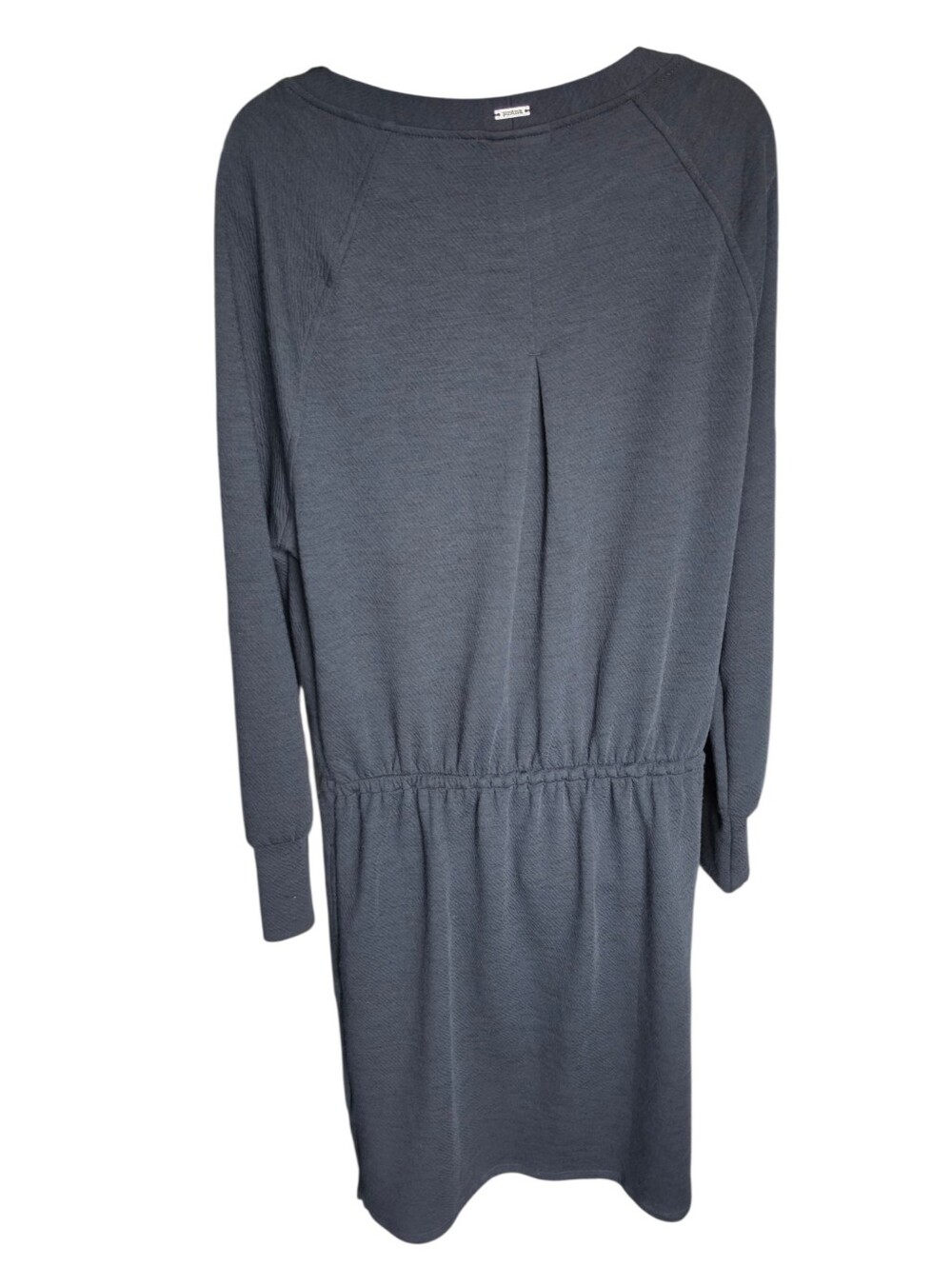 prAna Sunrise Long Sleeve Knit Dress Size L Charcoal Black - Picture 2 of 3